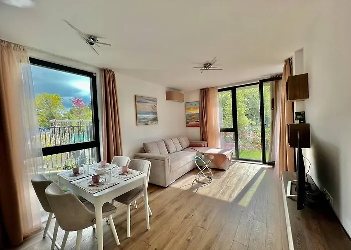 уют,спокойствие,сигурност на метри от плажа Apartamento